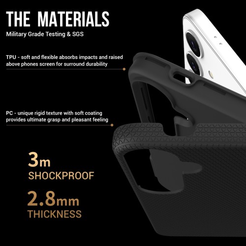 DĖKLAS PERFECTIONISTS TRIANGLE CASE SAMSUNG A566 A56 5G JUODAS DĖKLAS PERFECTIONISTS TRIANGLE CASE SAMSUNG A566 A56 5G JUODAS