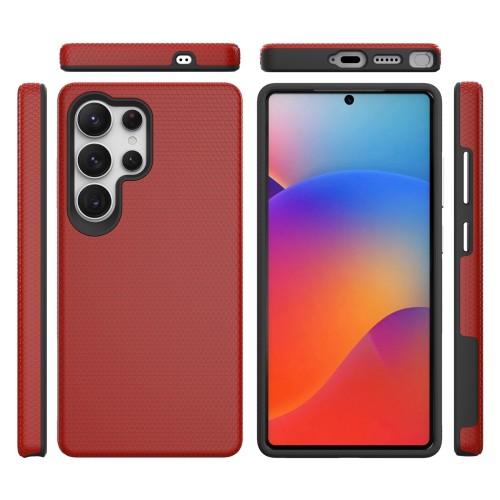 DĖKLAS PERFECTIONISTS TRIANGLE CASE SAMSUNG S918 S23 ULTRA 5G RAUDONAS