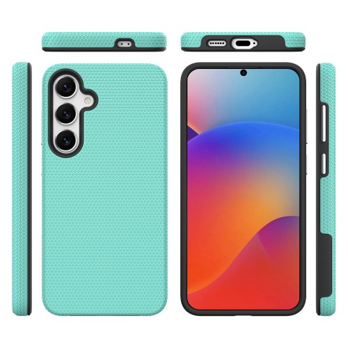 DĖKLAS PERFECTIONISTS TRIANGLE CASE SAMSUNG S921 S24/S931 S25 ŽALIAS DĖKLAS PERFECTIONISTS TRIANGLE CASE SAMSUNG S921 S24/S931 S25 ŽALIAS