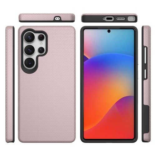 DĖKLAS PERFECTIONISTS TRIANGLE CASE SAMSUNG S938 S25 ULTRA ROŽINIO AUKSO DĖKLAS PERFECTIONISTS TRIANGLE CASE SAMSUNG S938 S25 ULTRA ROŽINIO AUKSO