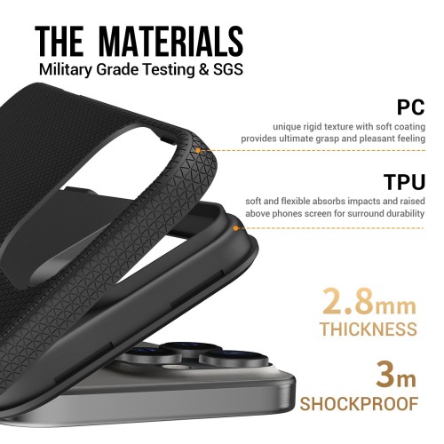 DĖKLAS PERFECTIONISTS TRIANGLE MAG CASE APPLE IPHONE 12/12 PRO JUODAS DĖKLAS PERFECTIONISTS TRIANGLE MAG CASE APPLE IPHONE 12/12 PRO JUODAS