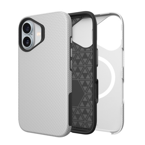 DĖKLAS PERFECTIONISTS TRIANGLE MAG CASE APPLE IPHONE 13/14 SIDABRINIS DĖKLAS PERFECTIONISTS TRIANGLE MAG CASE APPLE IPHONE 13/14 SIDABRINIS