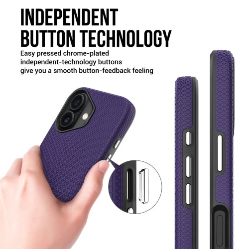 DĖKLAS PERFECTIONISTS TRIANGLE MAG CASE APPLE IPHONE 13/14 VIOLETINIS DĖKLAS PERFECTIONISTS TRIANGLE MAG CASE APPLE IPHONE 13/14 VIOLETINIS