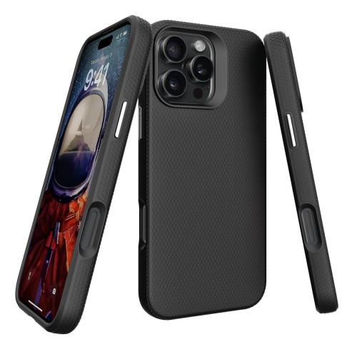 DĖKLAS PERFECTIONISTS TRIANGLE MAG CASE APPLE IPHONE 15 PRO JUODAS