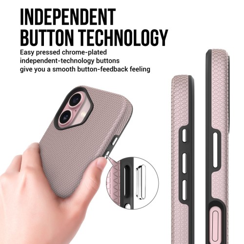 DĖKLAS PERFECTIONISTS TRIANGLE MAG CASE APPLE IPHONE 15 ROŽINIO AUKSO DĖKLAS PERFECTIONISTS TRIANGLE MAG CASE APPLE IPHONE 15 ROŽINIO AUKSO