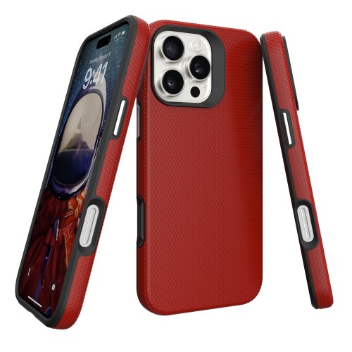 DĖKLAS PERFECTIONISTS TRIANGLE MAG CASE APPLE IPHONE 17 PRO MAX RAUDONAS