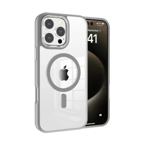 DĖKLAS PREMIUM MAG COVER APPLE IPHONE 15 PLUS PILKAS DĖKLAS PREMIUM MAG COVER APPLE IPHONE 15 PLUS PILKAS