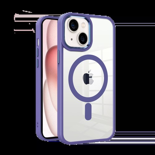 DĖKLAS PREMIUM MAG COVER APPLE IPHONE 15 VIOLETINIS DĖKLAS PREMIUM MAG COVER APPLE IPHONE 15 VIOLETINIS