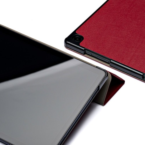DĖKLAS REACH SMART LEATHER SAMSUNG X200/X205 TAB A8 10.5 2021 TAMSIAI RAUDONAS