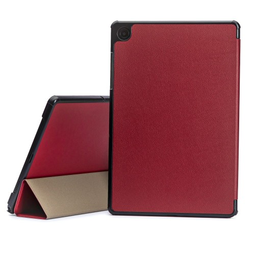 DĖKLAS REACH SMART LEATHER XIAOMI REDMI PAD SE 11.0 TAMSIAI RAUDONAS