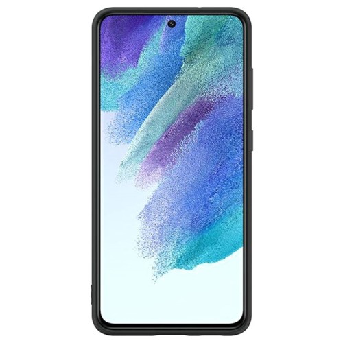 DĖKLAS SAMSUNG SILICONE COVER FOR SAMSUNG G990 S21 FE 5G JUODAS