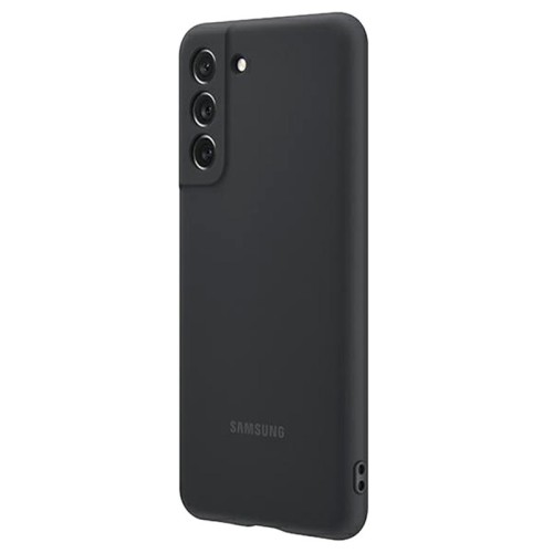 DĖKLAS SAMSUNG SILICONE COVER FOR SAMSUNG G990 S21 FE 5G JUODAS