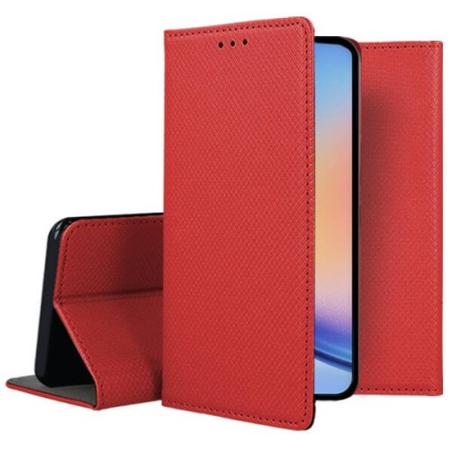 DĖKLAS SMART MAGNET SAMSUNG A556 A55 5G RAUDONAS