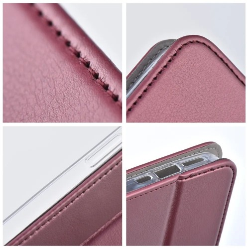 DĖKLAS SMART MAGNETIC SAMSUNG A175 A17 4G/A176 A17 5G TAMSIAI RAUDONAS