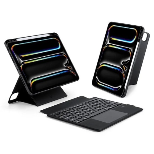 DĖKLAS SU KLAVIATŪRA DUX DUCIS DK APPLE IPAD PRO 11 2024/2025 JUODAS DĖKLAS SU KLAVIATŪRA DUX DUCIS DK APPLE IPAD PRO 11 2024/2025 JUODAS
