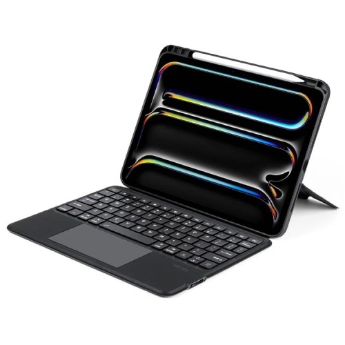 DĖKLAS SU KLAVIATŪRA DUX DUCIS DK APPLE IPAD PRO 11 2024/2025 JUODAS DĖKLAS SU KLAVIATŪRA DUX DUCIS DK APPLE IPAD PRO 11 2024/2025 JUODAS