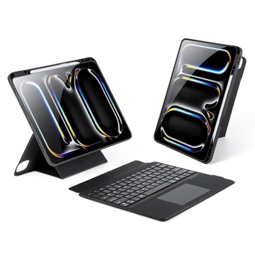 DĖKLAS SU KLAVIATŪRA DUX DUCIS DK APPLE IPAD PRO 13 2024/2025 JUODAS DĖKLAS SU KLAVIATŪRA DUX DUCIS DK APPLE IPAD PRO 13 2024/2025 JUODAS