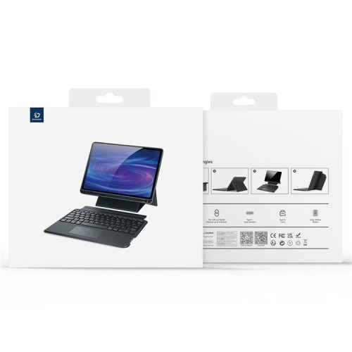 DĖKLAS SU KLAVIATŪRA DUX DUCIS DK APPLE IPAD PRO 13 2024/2025 JUODAS DĖKLAS SU KLAVIATŪRA DUX DUCIS DK APPLE IPAD PRO 13 2024/2025 JUODAS