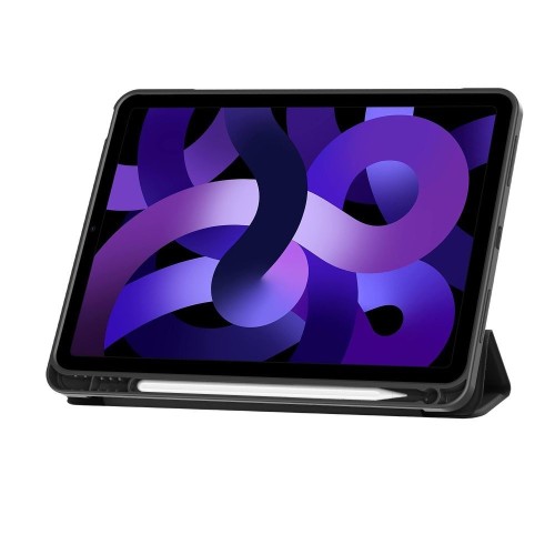 DĖKLAS TECH-PROTECT SMARTCASE PEN HOLDER APPLE IPAD AIR 4/5/6/7/M4 2020/2022/2024/2025/2026 10.9/11 JUODAS