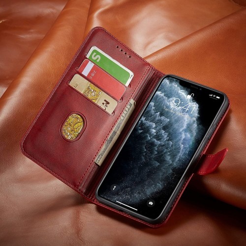 DĖKLAS WALLET CASE SAMSUNG A405 A40 RAUDONAS