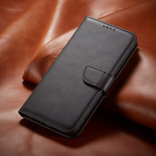 DĖKLAS WALLET CASE SAMSUNG A566 A56 5G JUODAS