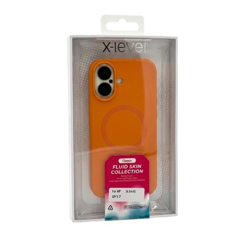 DĖKLAS X-LEVEL FLUID SKIN MAGSAFE SAMSUNG S938 S25 ULTRA JUODAS DĖKLAS X-LEVEL FLUID SKIN MAGSAFE SAMSUNG S938 S25 ULTRA JUODAS