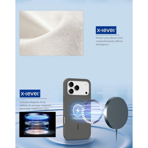 DĖKLAS X-LEVEL FLUID SKIN MAGSAFE SAMSUNG S948 S26 ULTRA ORANŽINIS DĖKLAS X-LEVEL FLUID SKIN MAGSAFE SAMSUNG S948 S26 ULTRA ORANŽINIS