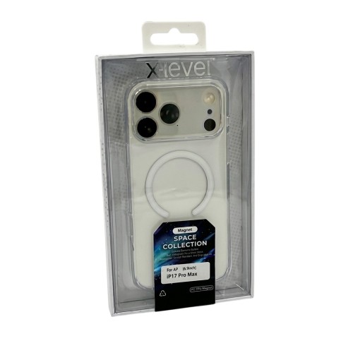 DĖKLAS X-LEVEL SPACE II MAGSAFE APPLE IPHONE 17 PRO SKAIDRUS DĖKLAS X-LEVEL SPACE II MAGSAFE APPLE IPHONE 17 PRO SKAIDRUS