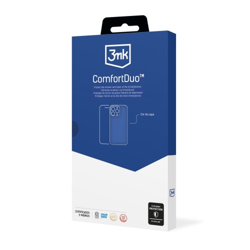 DĖKLO IR APSAUGINIO STIKLIUKO RINKINYS 3MK COMFORTDUO CLEAR APPLE IPHONE 14 PRO MAX DĖKLO IR APSAUGINIO STIKLIUKO RINKINYS 3MK COMFORTDUO CLEAR APPLE IPHONE 14 PRO MAX
