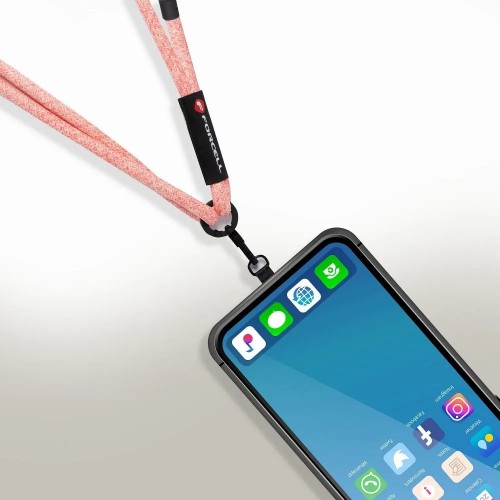 DIRŽELIS TELEFONUI FORCELL F-DESIGN S10X165 ROŽINIS