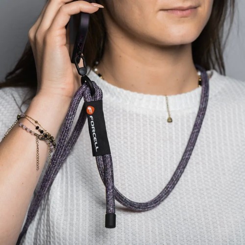 DIRŽELIS TELEFONUI FORCELL F-DESIGN S10X165 VIOLETINIS