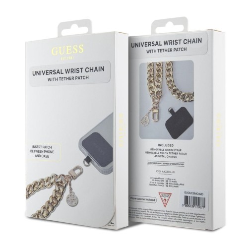 DIRŽELIS TELEFONUI GUESS 4G CHARM AUKSINIS