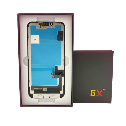 EKRANAS APPLE IPHONE 14 SU LIETIMUI JAUTRIU STIKLIUKU GX HARD OLED (REMOVABLE IC) EKRANAS APPLE IPHONE 14 SU LIETIMUI JAUTRIU STIKLIUKU GX HARD OLED (REMOVABLE IC)