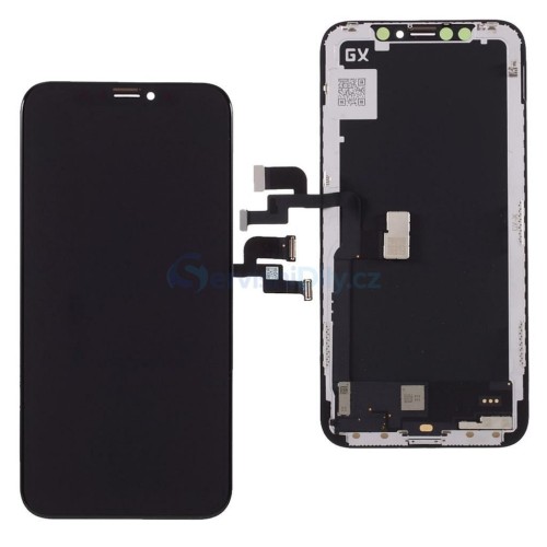 EKRANAS APPLE IPHONE X SU LIETIMUI JAUTRIU STIKLIUKU GX NEW HARD OLED (NON-REMOVABLE IC)