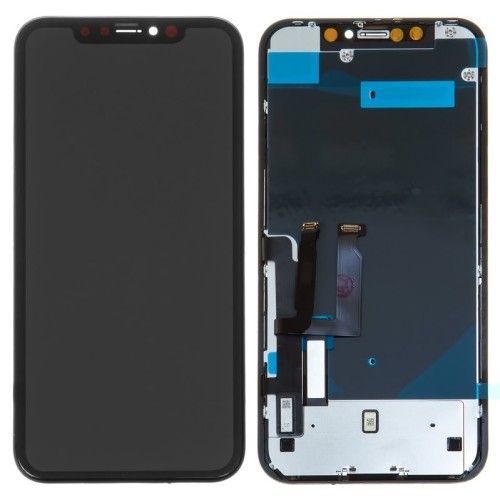 EKRANAS APPLE IPHONE XR SU LIETIMUI JAUTRIU STIKLIUKU ZY OEM (NON-REMOVABLE IC)