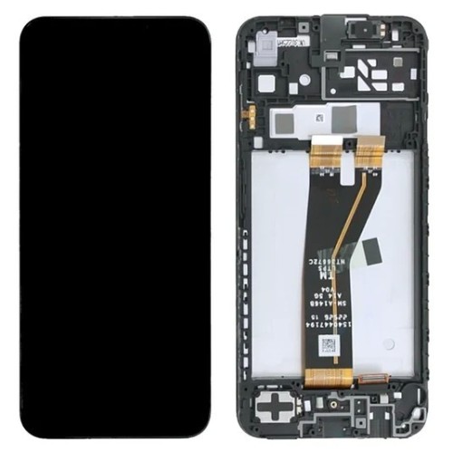 EKRANAS SAMSUNG A145 A14 4G SU LIETIMUI JAUTRIU STIKLIUKU IR RĖMELIU BLACK ORG EKRANAS SAMSUNG A145 A14 4G SU LIETIMUI JAUTRIU STIKLIUKU IR RĖMELIU BLACK ORG