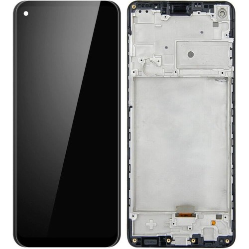 EKRANAS SAMSUNG A217F A21S SU LIETIMUI JAUTRIU STIKLIUKU IR RĖMELIU BLACK ORG EKRANAS SAMSUNG A217F A21S SU LIETIMUI JAUTRIU STIKLIUKU IR RĖMELIU BLACK ORG