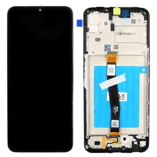 EKRANAS SAMSUNG A226 A22 5G SU LIETIMUI JAUTRIU STIKLIUKU IR RĖMELIU BLACK ORG EKRANAS SAMSUNG A226 A22 5G SU LIETIMUI JAUTRIU STIKLIUKU IR RĖMELIU BLACK ORG