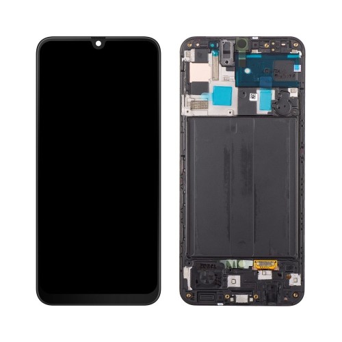 EKRANAS SAMSUNG A505 A50 SU LIETIMUI JAUTRIU STIKLIUKU IR RĖMELIU ORIGINALUS BLACK (SERVICE PACK) EKRANAS SAMSUNG A505 A50 SU LIETIMUI JAUTRIU STIKLIUKU IR RĖMELIU ORIGINALUS BLACK (SERVICE PACK)