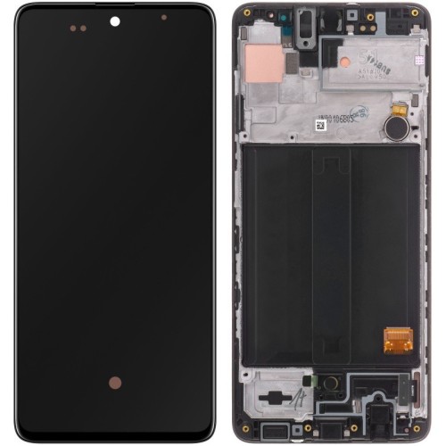 EKRANAS SAMSUNG A515 A51 SU LIETIMUI JAUTRIU STIKLIUKU IR RĖMELIU ORIGINALUS BLACK (ASSEMBLED SERVICE PACK) EKRANAS SAMSUNG A515 A51 SU LIETIMUI JAUTRIU STIKLIUKU IR RĖMELIU ORIGINALUS BLACK (ASSEMBLED SERVICE PACK)