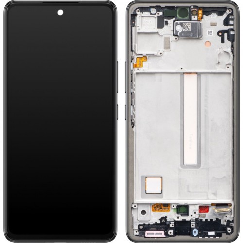 EKRANAS SAMSUNG A536 A53 5G SU LIETIMUI JAUTRIU STIKLIUKU IR RĖMELIU ORIGINALUS AWESOME BLACK (SERVICE PACK) EKRANAS SAMSUNG A536 A53 5G SU LIETIMUI JAUTRIU STIKLIUKU IR RĖMELIU ORIGINALUS AWESOME BLACK (SERVICE PACK)