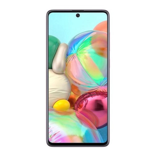 EKRANAS SAMSUNG A715 A71 SU LIETIMUI JAUTRIU STIKLIUKU IR RĖMELIU ORIGINALUS BLACK (ASSEMBLED SERVICE PACK)