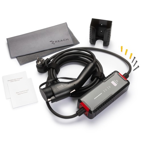 ELEKTROMOBILIŲ ĮKROVIKLIS REACH PEVC1 220V TYPE1 16A 3.5KW 5.0M ELEKTROMOBILIŲ ĮKROVIKLIS REACH PEVC1 220V TYPE1 16A 3.5KW 5.0M