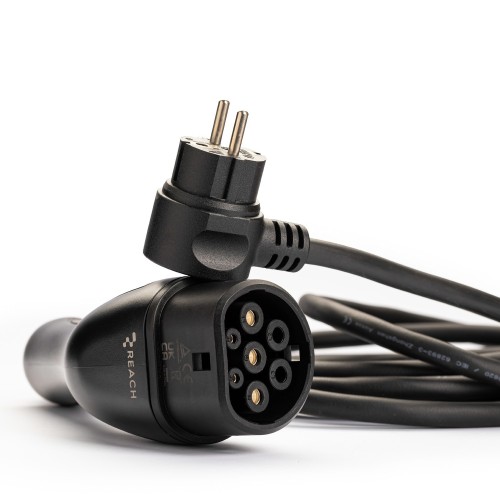 ELEKTROMOBILIŲ ĮKROVIKLIS REACH PEVC2 220V TYPE2 16A 3.5KW 5.0M ELEKTROMOBILIŲ ĮKROVIKLIS REACH PEVC2 220V TYPE2 16A 3.5KW 5.0M