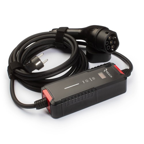 ELEKTROMOBILIŲ ĮKROVIKLIS REACH PEVC8 220V TYPE2 16A 3.5KW 7.0M