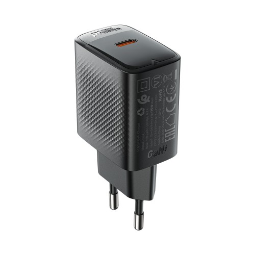 ĮKROVIKLIS ACEFAST A104 25W GAN USB-C JUODAS ĮKROVIKLIS ACEFAST A104 25W GAN USB-C JUODAS