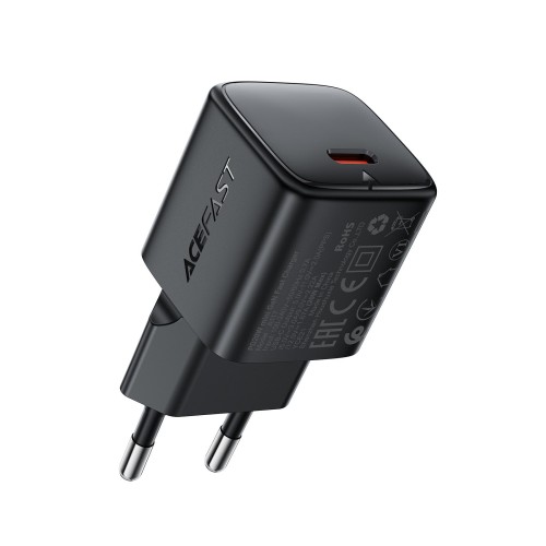 ĮKROVIKLIS ACEFAST A117 20W GAN USB-C JUODAS ĮKROVIKLIS ACEFAST A117 20W GAN USB-C JUODAS