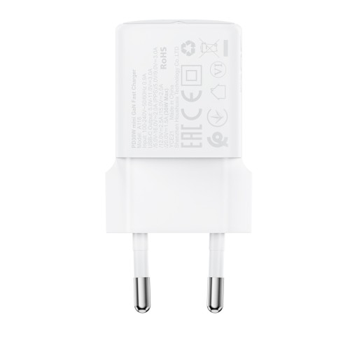 ĮKROVIKLIS ACEFAST A118 30W GAN USB-C BALTAS ĮKROVIKLIS ACEFAST A118 30W GAN USB-C BALTAS