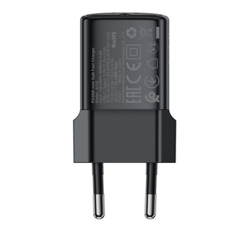 ĮKROVIKLIS ACEFAST A118 30W GAN USB-C JUODAS ĮKROVIKLIS ACEFAST A118 30W GAN USB-C JUODAS