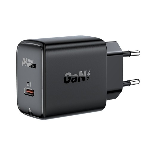 ĮKROVIKLIS ACEFAST A21 30W GAN USB-C JUODAS ĮKROVIKLIS ACEFAST A21 30W GAN USB-C JUODAS